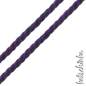 Preview: Gedrehte #Kordel rund 10 mm violett